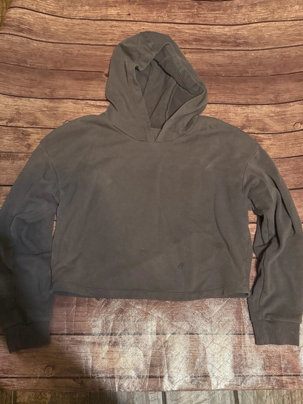 Women’s 90 Degree Reflex Cropped Gray Hoodie XL Sweatshirt